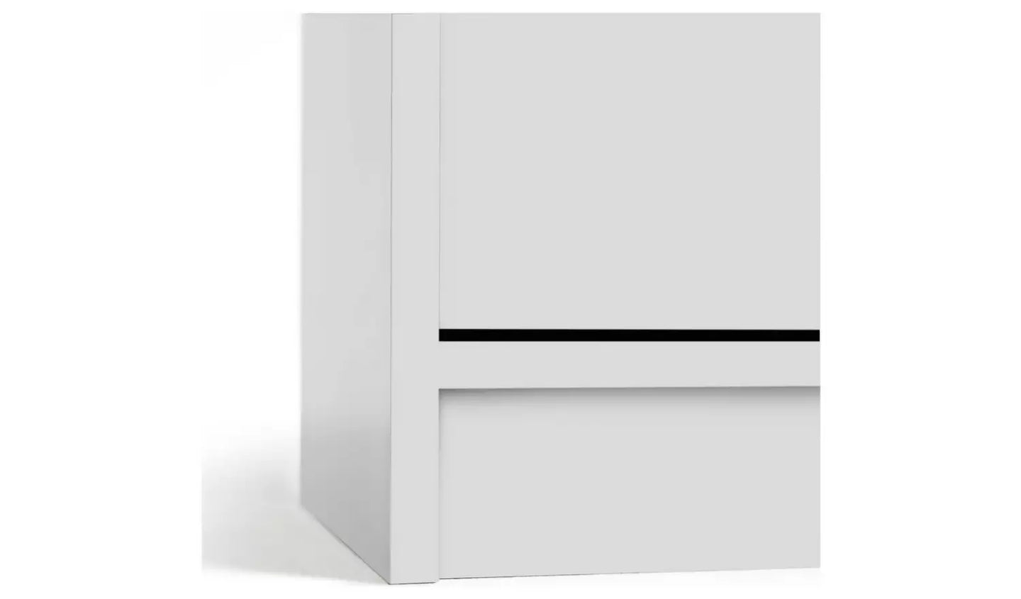Corners 2 Door TV Unit - White
